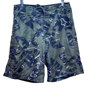 Alpinestarts Motocross Boots Camo Board Shorts 30